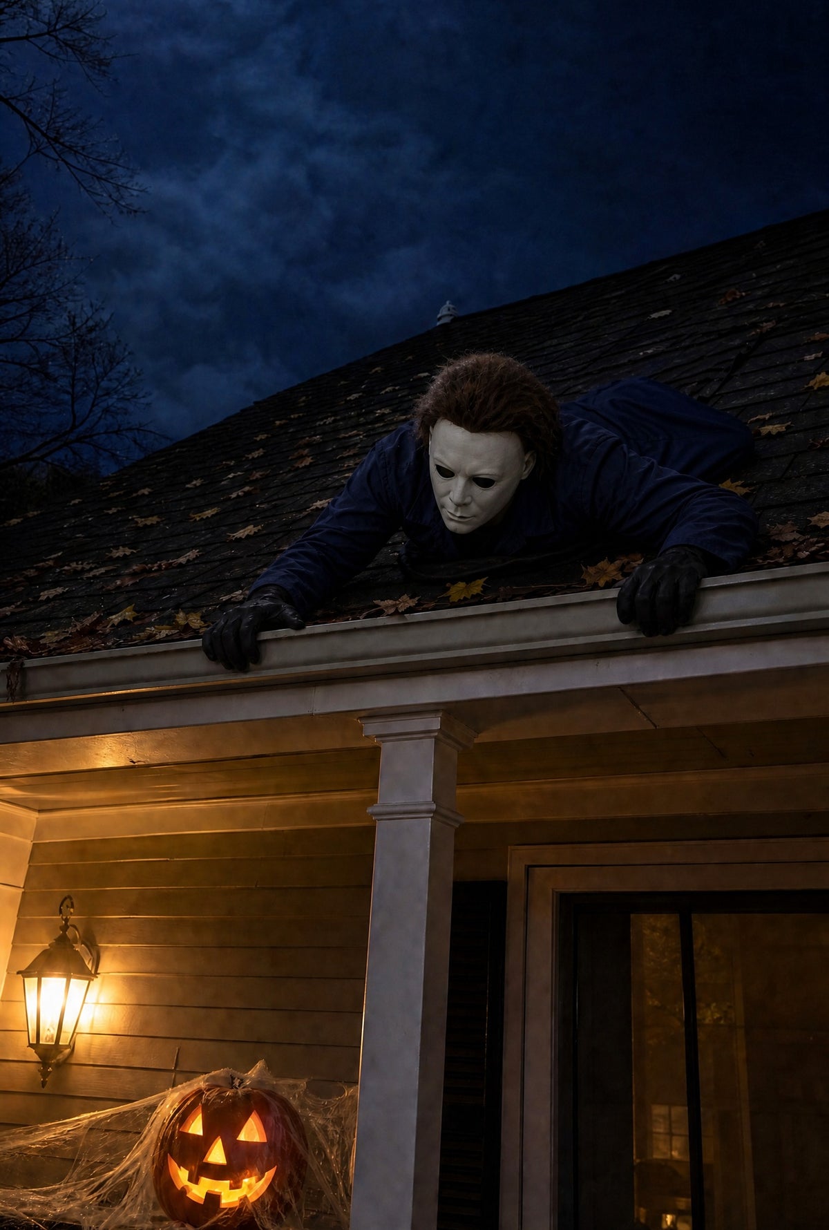 🎃Flash Sale - 49% OFF💀Spooky Halloween Figurines Climbing the Eaves