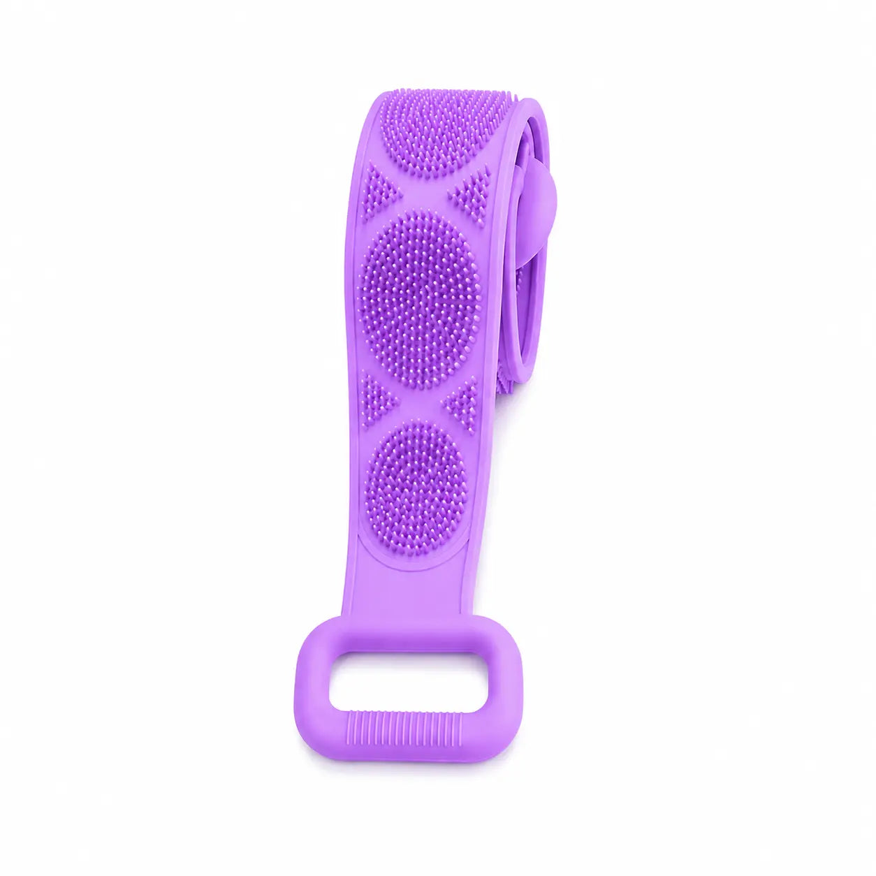 🔥Limit Time Offer!!! BUY 1 GET 1 FREE!!!🔥 Silicone Bath Brush, Double-Sided Exfoliating Back Scrubber with Mesh Sponge