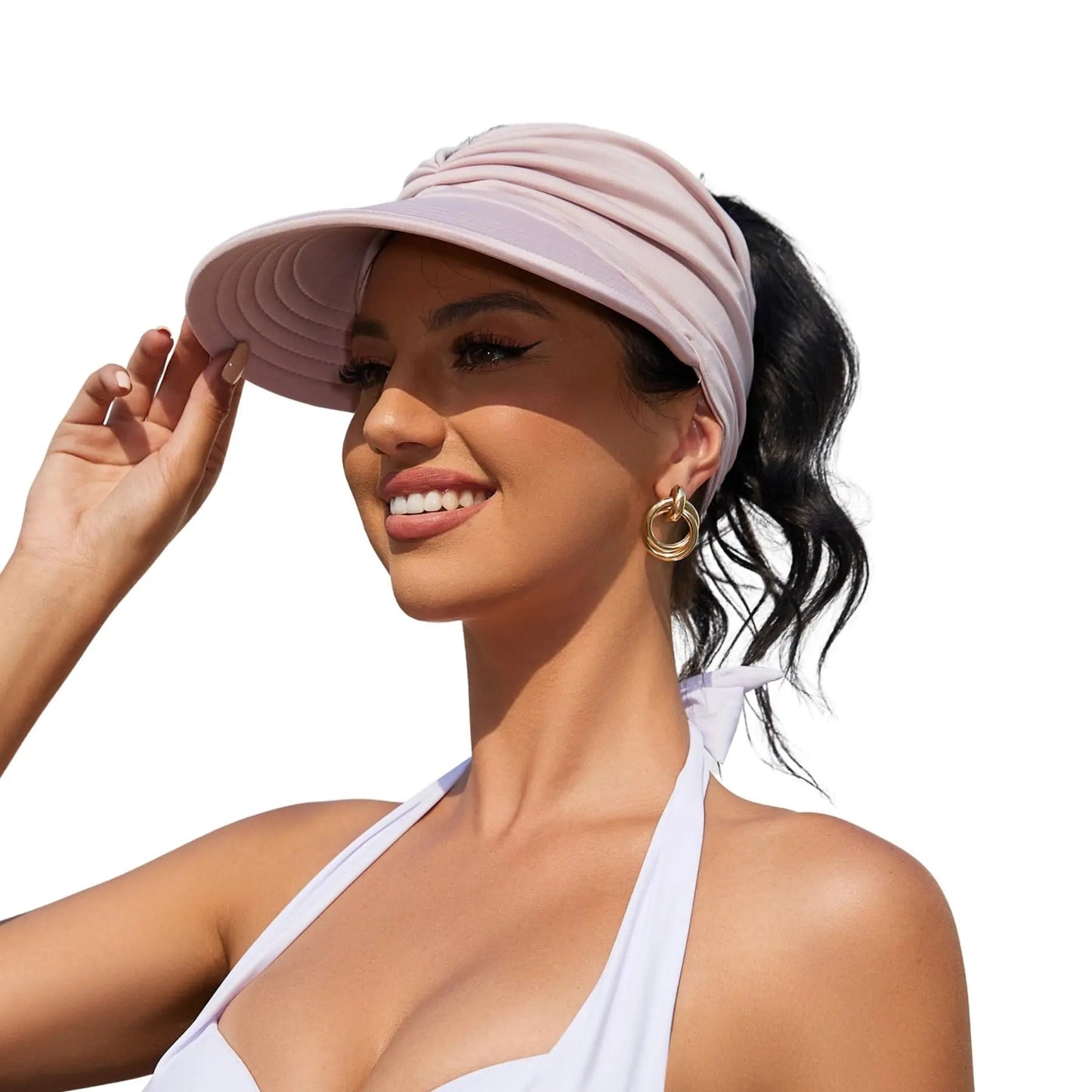 💥Hot sale in progress,🔥Women's UPF 50+ UV Protection Sun Visor Hat