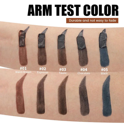 💜LAST DAY SALE BUY 2 GET 1 FREE!!💜5-Color Tear-Off Brow Tint – Waterproof, Non-Fading, Long-Lasting Pigment for Precise Brow Definition & Effortless Wild Brow Looks