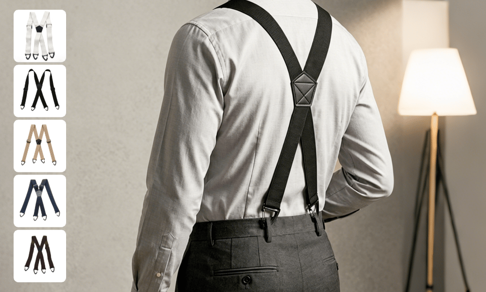 🚀HOT SALE 50% OFF - 👔 Heavy Duty Work Suspenders X-Back Adjustable Work Suspenders