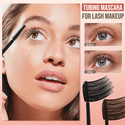 💜LAST DAY - BUY 1 GET 1 FREE💜All-Day Beautiful Lashes, Smudge-Proof! Waterproof Fiber Mascara for Natural Volume.