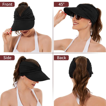 💥Hot sale in progress,🔥Women's UPF 50+ UV Protection Sun Visor Hat