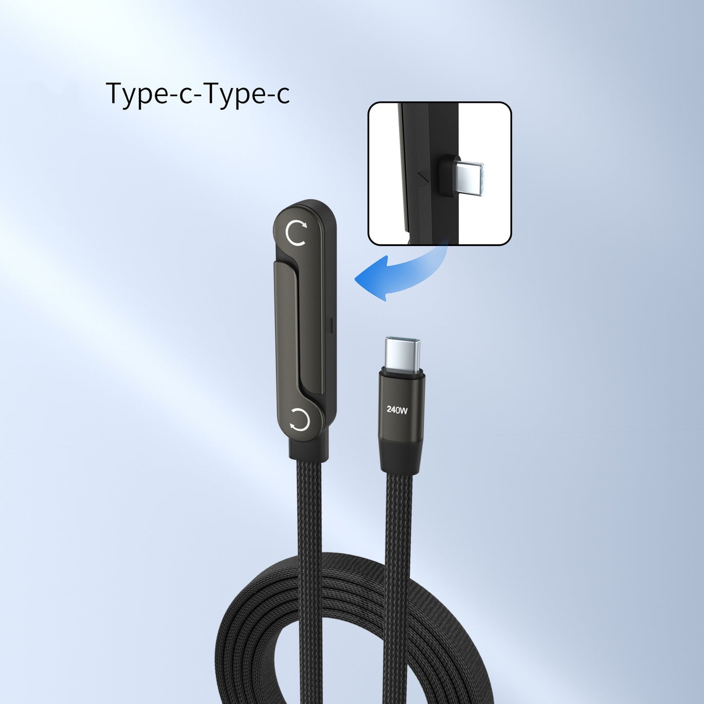 ⏰LAST DAY OF SALE🎁 240W Super Fast Charging 2-in-1 Charging Cable & Phone Stand