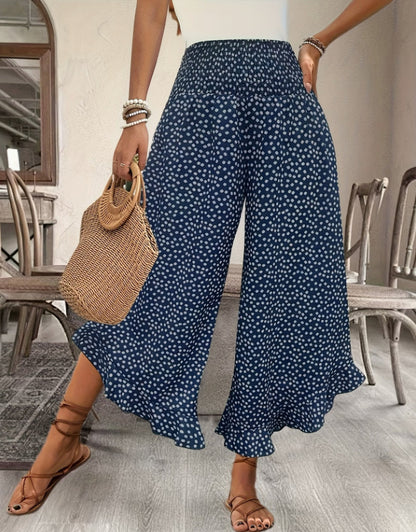 💖50% OFF🌺Women’s Flowy High Waist Wide-Leg Pants – Slimming, Comfy & Chic