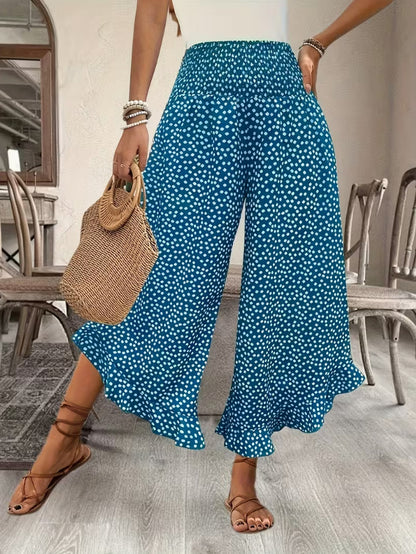💖50% OFF🌺Women’s Flowy High Waist Wide-Leg Pants – Slimming, Comfy & Chic