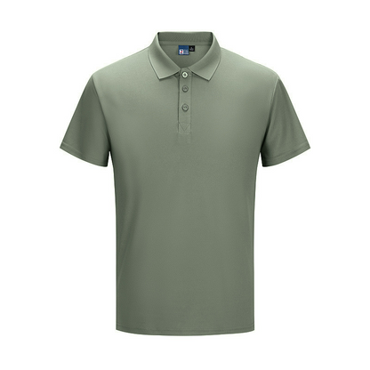 Men's Quick-Dry Short-Sleeve Lapel T-Shirt