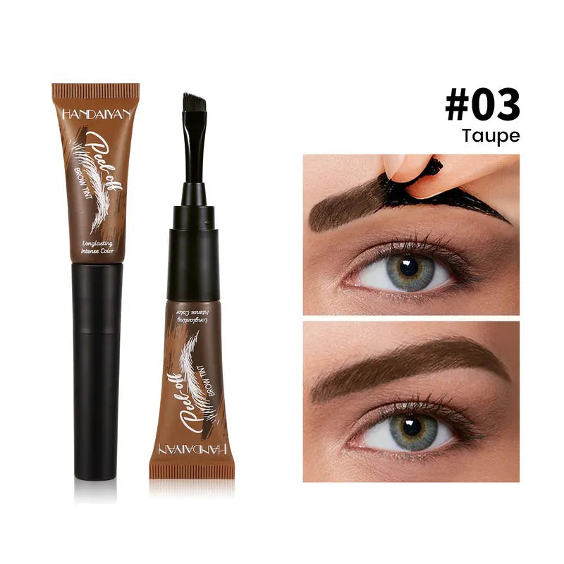 💜LAST DAY SALE BUY 2 GET 1 FREE!!💜5-Color Tear-Off Brow Tint – Waterproof, Non-Fading, Long-Lasting Pigment for Precise Brow Definition & Effortless Wild Brow Looks