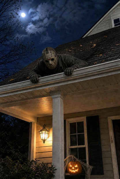 🎃Flash Sale - 49% OFF💀Spooky Halloween Figurines Climbing the Eaves