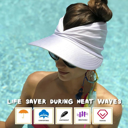 💥Hot sale in progress,🔥Women's UPF 50+ UV Protection Sun Visor Hat