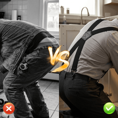 🚀HOT SALE 50% OFF - 👔 Heavy Duty Work Suspenders X-Back Adjustable Work Suspenders