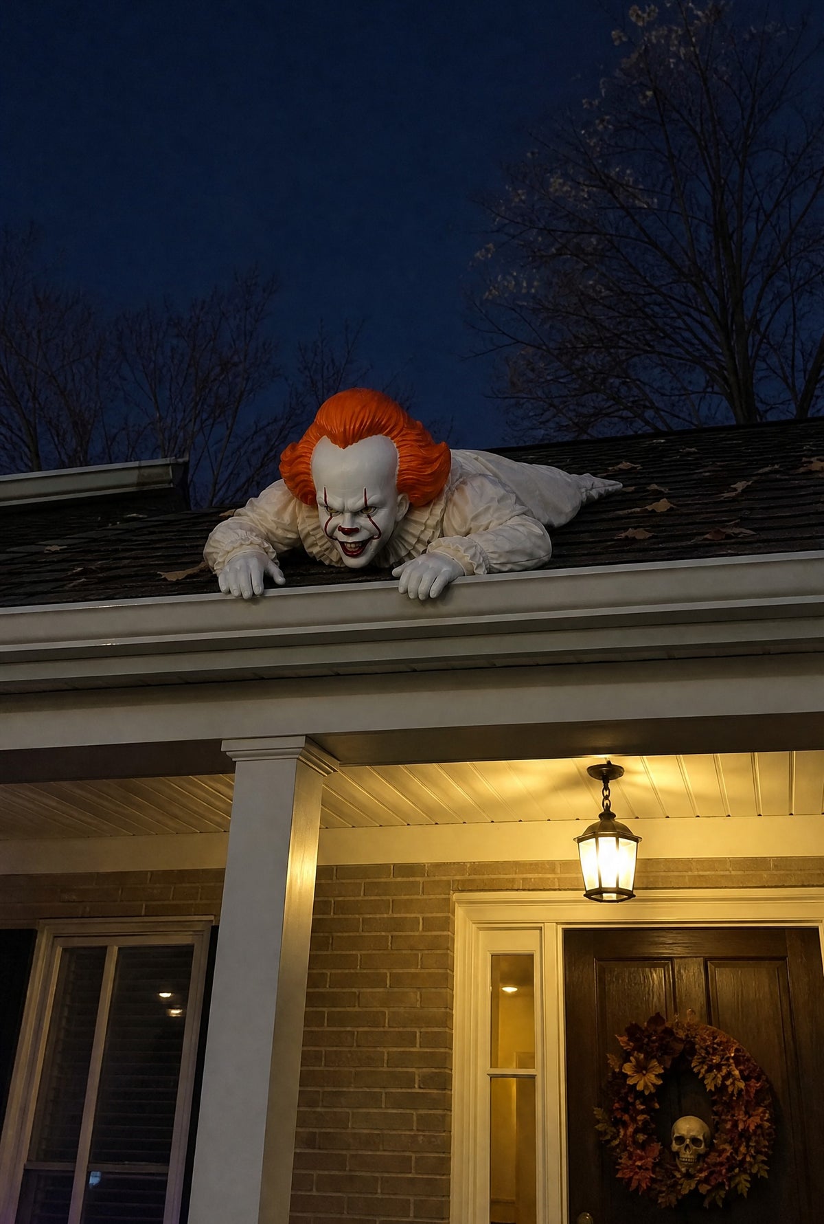 🎃Flash Sale - 49% OFF💀Spooky Halloween Figurines Climbing the Eaves