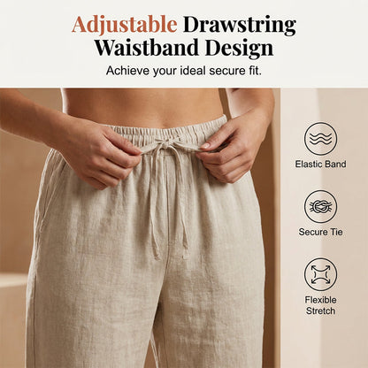 🎁2026 New Arrivals 50% OFF💥Women's Casual Cotton Linen Capris